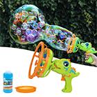 Bubble Gun, Dinosaur Bubble Machine Gun for Kids, Bubble Blaster, Giant Bubbles with 236ml Bubble Solution for Toddlers Girls and Boys, Party Favors, Outdoors Activity Toy, Birthday Gift