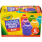 Crayola Washable Kids Paint Assorted Bold Colors Painting Supplies 6 Count