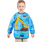 Kids Aprons for Girls Boys ages 3 8 Waterproof Art Smock Painting Toddler Apron for with Long Sleeve and 3 Pocket