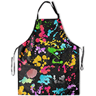 Painting Artist Apron with 2 Pockets and Adjustable Neck Waterproof Colorful Art Paint Aprons for Adults Women Men